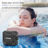 IPX7 Waterproof Bluetooth Shower Speaker,Portable Small Speaker Wireless,Loud Sound Stereo Pairing,Built-in Mic,12 Hours,Rugged,For Bathroom,Beach...