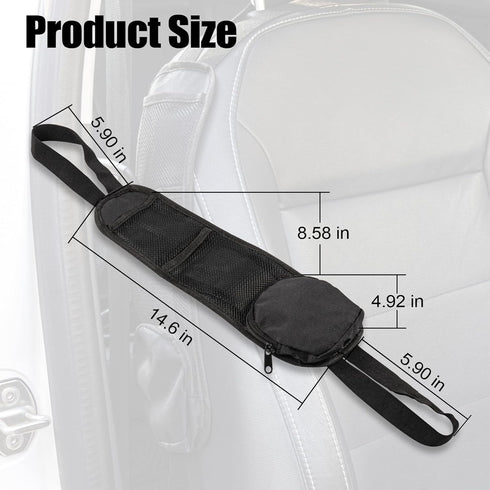 UYYE Car Seat Side Organizer, Automobile Seat Storage Hanging Bag Accessories, Seat Side Mesh Pocket Car Seat Phone Holder for Cars, Trucks, Vans ...