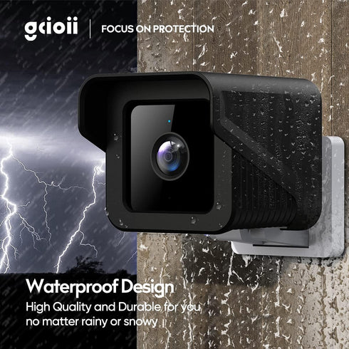 Protective Silicone Skins Only for Wyze Cam V3 Camera?Weather-Resistant Waterproof Anti-Sun All-Round Protective Case/Cover Accessories for Indoor...