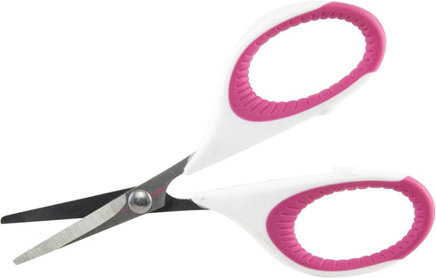 SINGER 07190 4-Inch Craft Scissors with Pink and White Comfort Grip, ,...