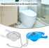 Toilet Flapper Chain 9.8inch,3PCS Stainless Steel Universal Toilet Bowl Chain Replacement With Hook and Ring Toilet Handle Beaded Chain for Most T...