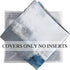 Blue and Grey Throw Pillow Covers 22x22 Teal, 2 Pack Square Decorative Pillow Cases Cushion for Farmhouse Home Decor...