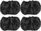 Baby Stroller Wheel Cover, 4PCS Dustproof Wheelchair Protector Cover for Baby Stroller(large)...