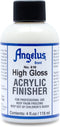 Angelus Brand Acrylic Leather Paint High Gloss Finisher No. 610 - 4oz, Packaging may vary...