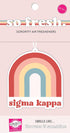Sigma Kappa - Rainbow Air Freshener - 2/Pack - Flowers & Sunshine Scent...
