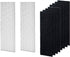 Nispira AeraMax 90 100 DX5 DB5 Filter Replacement for Fellowes Aeramax Air Purifier Part 40101701 9287001 9324001, True HEPA Activated Carbon 2 Se...