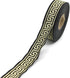 11 Yard Spool 0.86" Wide Gold Black Greek Key Jacquard Trim Embroidered Ribbon Woven Border Vintage Banding Trims 22062...