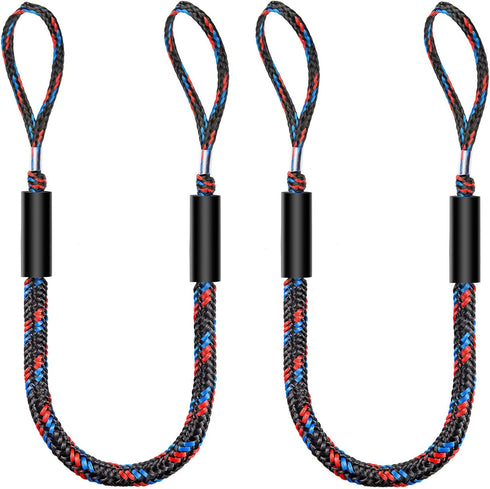 Botepon Boat Bungee Dock Lines, Boating Gifts for Men, Boat Accessories, Pontoon Accessories, Mooring Lines for Bass Boat, 4 Feet...