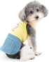Zunea Camisole Dog Dresses for Small Dogs Girls Summer Puppy Sundress Denim Skirt Cute Female Dogs Dress Soft Vest Shirts Pet Clothes Outfits Dail...