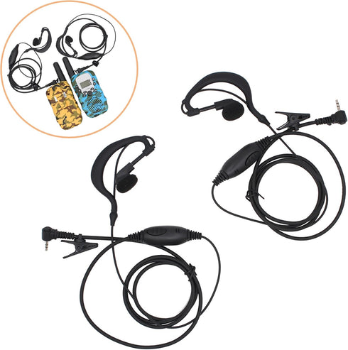 2.5mm Jack Earpiece Radio Headset with Microphone for M880 T228 T328 T388 VT8 Floureon M-880 Rivins RV-7 MOICO 2PCS...