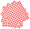 Gatherfun Cocktail Napkins 3-ply 80PCS Red and White Gingham disposable Paper Napkins Beverage napkins for Restaurant Bar Picnic Birthday Party...