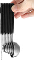 Spring Chef Stainless Steel Magnetic Measuring Spoons Set of 8 with Leveler, Round Metal Teaspoon & Tablespoon Measuring Spoons - Kitchen Gadgets ...