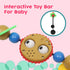 Toy Bar for Baby Bouncer - Googly Eyes Toy Plays Music and Balls Make Tinkling Sounds - Baby-Safe Plastic Baby Bouncer Toys - Easy to Install Baby...