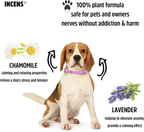 Calming Collar for Dogs, Designed to Alleviate Anxiety in Dogs, is Adjustable and Lasts for 45 Days. It is Suitable for Small and Large Dogs, and ...