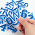 72 Pieces Iron on Letters and Numbers Patches, Embroidered Sew On Patches Alphabet A-Z, Numbers 0-9 Applique for Clothes, Dress, Hat, Socks, Jeans...