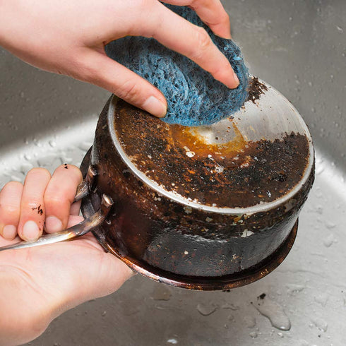 SCRUBIT 20 Pack Steel Wool Soap Pads - Metal Scouring Cleaning Pads for Dishes, Pots, Pans, and Ovens - Pre-Soaped for Easy Cleaning of Tough Kitc...