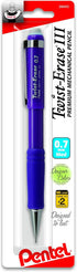 Pentel Twist-Erase III Mechanical Pencil, (0.7mm) 1-Pk - Fashion Colors (QE517FBPM)...