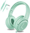 Kids Headphones for School Toddler Wired with Microphone Plug in Bulk Boys Headset Girls 3+ Year Old Green...