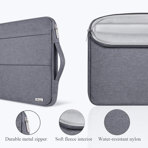 Voova 15 15.6 16 Inch Laptop Sleeve Case with Handle, Waterproof Computer Cover Bag with Pocket Compatible with MacBook Pro 15 16 M1 Pro/Max,15-16...
