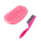 Pet Bath & Massage Brush Grooming Kit,Dog Brush & Cat Brush,Pet Bath Brush Scrubber for Shampooing and Massaging Cats and Dogs with Short or Long ...