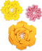 Carson Dellosa Creatively Inspired 3D Flower Bulletin Board Decorations, Orange, Yellow, and Pink Flower, Paper Flowers Decorations for Wall, Flow...