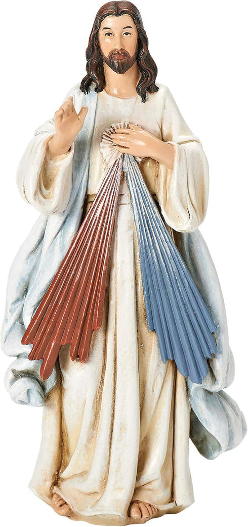 Joseph's Studio by Roman - Divine Mercy Figure, for 6" Scale Renaissance Collection, 6" H, Resin and Stone, Religious Gift, Decoration, Collection...