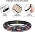 2nd American Flag Steering Wheel Cover - Universal Elastic Stretch Steering Wheel Covers Fits Most Vehicles...