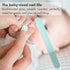 Baby Nail Kit, 4-in-1 Baby Nail Care Set with Cute Case, Baby Nail Clippers, Scissors, Nail File & Tweezers, Baby Manicure Kit and Pedicure kit fo...