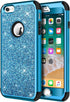 Hython Compatible with iPhone 6/6s Case, Heavy Duty Full-Body Defender Protective Case Bling Glitter Sparkle Hard Shell Hybrid Shockproof Rubber B...