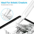 Digiroot Upgraded Replacement Tip for Apple Pencil 1st/2nd Gen/USB-C&Logitech Crayon, 0.72mm No Wear Out Fine Point Precise Control Pen Like Nibs ...