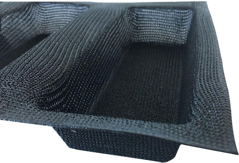 Mesh Silicone Bread Forms Square Shape Bread Molds Non Stick Bakery Tray Silicone Coated Fiber Glass Loaf Crusty Bread Bakeware For Small Toaster ...