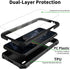 for Cricket Magic 5G Phone Case/AT&T Propel 5G Phone Case with Tempered Glass Screen Protector Dual Layer Structure Protection Shockproof TPU Bump...