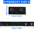 4 Pcs Belt Keepers for Duty Belt, Nylon Belt Keepers with Double Snaps Duty Belt Key Holder for 2"-2.25" Belts Fixing Security Accessories (Black)...