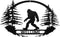 CINPIUK Bigfoot Wall Art Decor, Welcome Sasquatch Metal Sign Indoor Outdoor Farmhouse Christmas Wall Hanging Ornament Home Garden Yard Garage Deco...