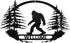 CINPIUK Bigfoot Wall Art Decor, Welcome Sasquatch Metal Sign Indoor Outdoor Farmhouse Christmas Wall Hanging Ornament Home Garden Yard Garage Deco...