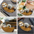 Angoily Animal Tape Dispenser Resin Sloth Staue Washi Tape Cutter Office Tape Holder for Home Office Supplies...