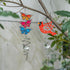 18" Wind Spinner Outdoor Hanging Metal Figurine Spinner for Garden Décor Ornament Lawn Yard Patio,Cardinal...