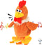 Hopearl Talking Chicken Repeats What You Say Walking Chick Electric Interactive Animated Toy Speaking Plush Buddy Gifts for Toddlers Birthday, 9''...