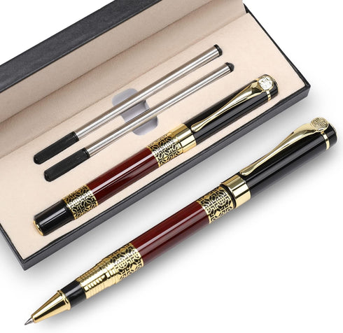 Ballpoint Pen Black Refill,business pens,Luxury Pen,Best Ball Pen Gift Set for Men & Women Professional Executive,Office,Nice Pens Classy Gift Box...