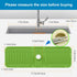 Sink Splash Guard Protects Against Water Splash, Kitchen Sink Area Splash Guard, Faucet Drain Pad Keep Countertop Cleaning and Drying,17.5 inch (G...