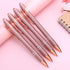 4 Pack Rose Gold Pen, 1.0 mm Ballpoint Pen with Stylus Tip, 2 in 1 Fancy Pens for Women, Rose Gold Ink Pen, Pretty Wedding Pens, Metal Stylus Pen ...