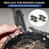 Bike Chain Master Link - PSLER Single Speed Bicycle Chain Link Missing Link Connectors Bike Chain Repair Accessories 10 Pieces Copper...