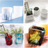 3 Pcs Cup Resin Silicone Mold, Kalolary Makeup Brush Holder Organizer Cylinder Craft Epoxy Mold, DIY Flower Planter Pot Molds, Cup Mold, Pen Holde...