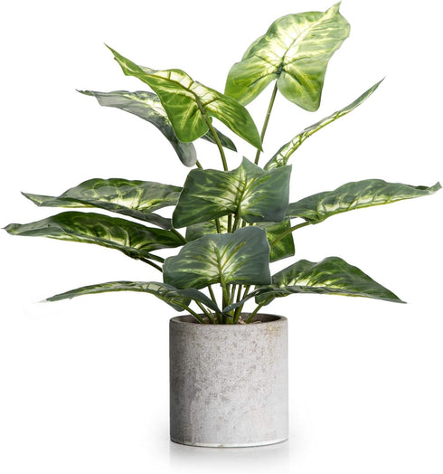 Velener 1Pc Faux Plant Indoor in Plant Pot 16"- House Plant for Farmhouse Kitchen Decor Living Room Accessories Home Office Cubicle Bookshelf Gues...