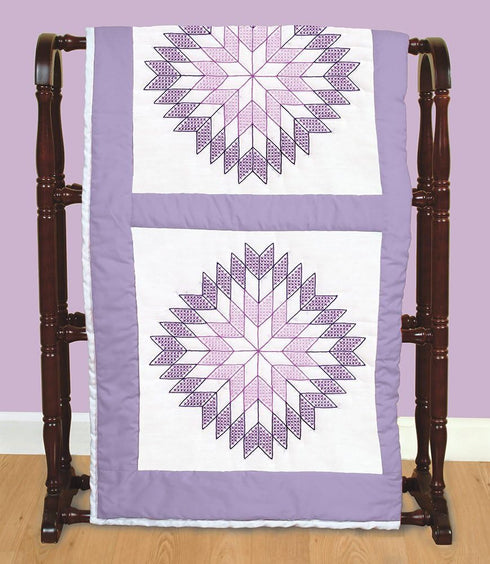 Jack Dempsey Lone Star 18" White Quilt Blocks......