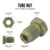 4LIFETIMELINES Steel Tube Nut, M10 by 1.0 Bubble, 3/16 Inch, 10 per Bag...