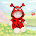June Garden 12" Sweet Dolly Ladybug - Stuffed Ultra Soft Baby Doll for Birth and Up - Ladybug Outfit...