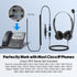MKJ Headset for Cisco Phones Dual Ear Landline Headset with Noise Cancelling Microphone for Cisco Telephone CP-7821 7841 7941G 7942G 7945G 7960 79...