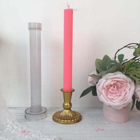 MILIVIXAY 1pc Pillar Candle Mold-Diameter:1.0inch,Height:11.6inch....