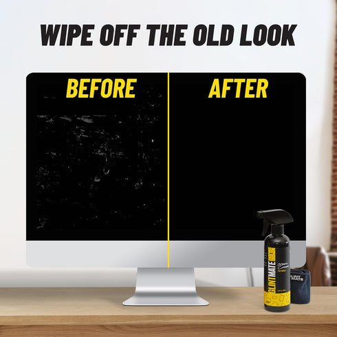 Screen Cleaner Spray (3.3oz) - Glint Mate Spray Bottle and Microfiber Cloth Kit - PRO FORMULA for TV, Laptop, Monitor, Phone & Tablet (3.3oz)...